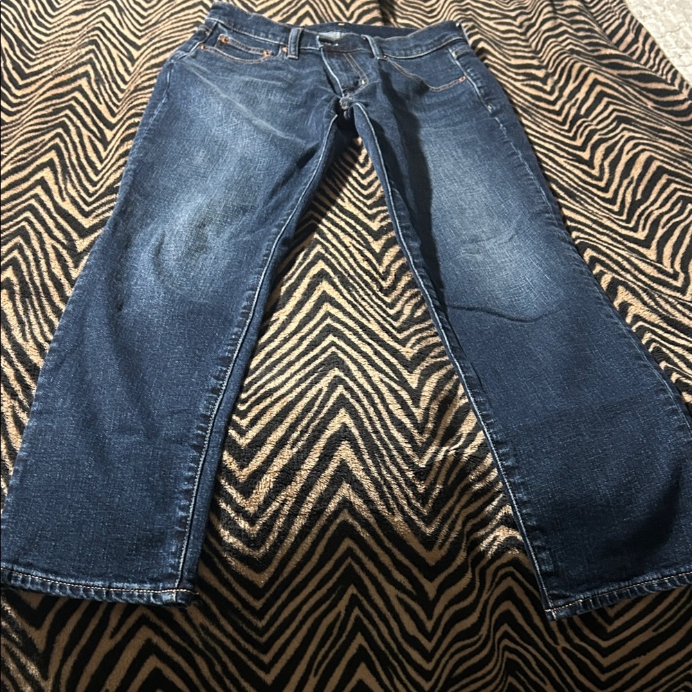 GAP Women’s Girlfriend Mid Rise  Size 24/00 Dark Blue Jeans Like New